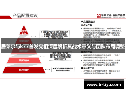居莱尔与k77首发亮相深层解析其战术意义与团队布局调整