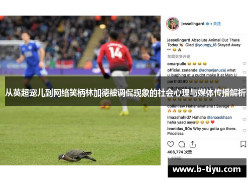 从英超宠儿到网络笑柄林加德被调侃现象的社会心理与媒体传播解析