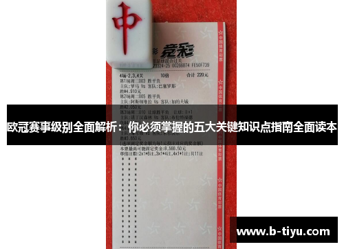 欧冠赛事级别全面解析：你必须掌握的五大关键知识点指南全面读本